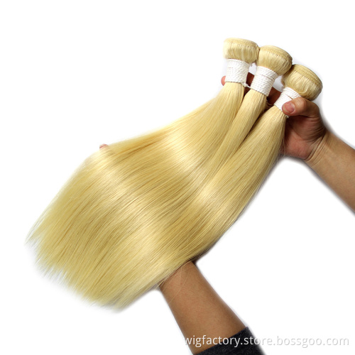 Honey Blonde Brazilian Remy straight 613 bundles,frontal with bundles straight,Long Hair Bundles Straight blonde human hair bu